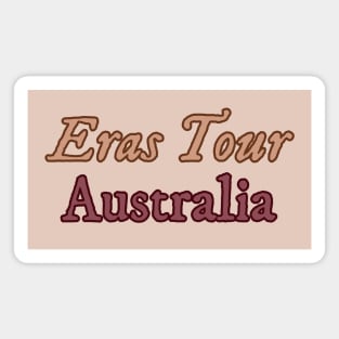 Eras Tour Australia Magnet